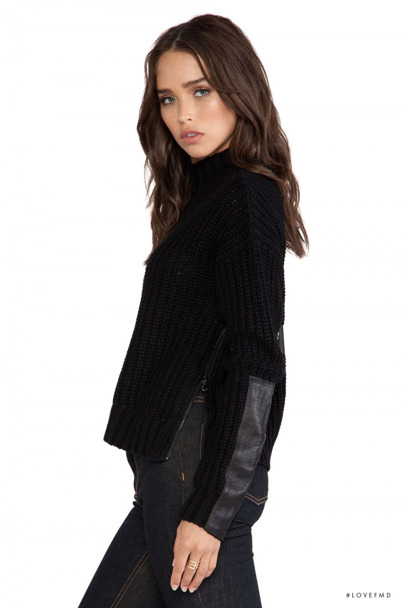 Carolina Sanchez featured in  the REVOLVE catalogue for Winter 2014