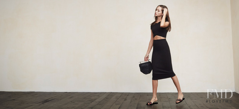 Carolina Sanchez featured in  the Reformation lookbook for Pre-Fall 2015
