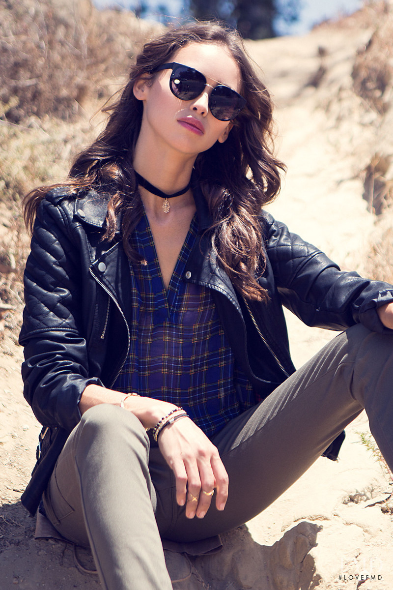 Carolina Sanchez featured in  the A\'Gaci lookbook for Fall 2015