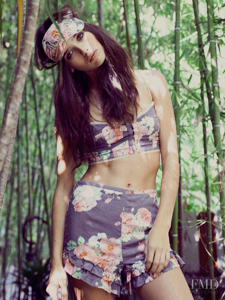 Carolina Sanchez featured in  the Wildfox Les yeux de l\'Amore lookbook for Fall 2014