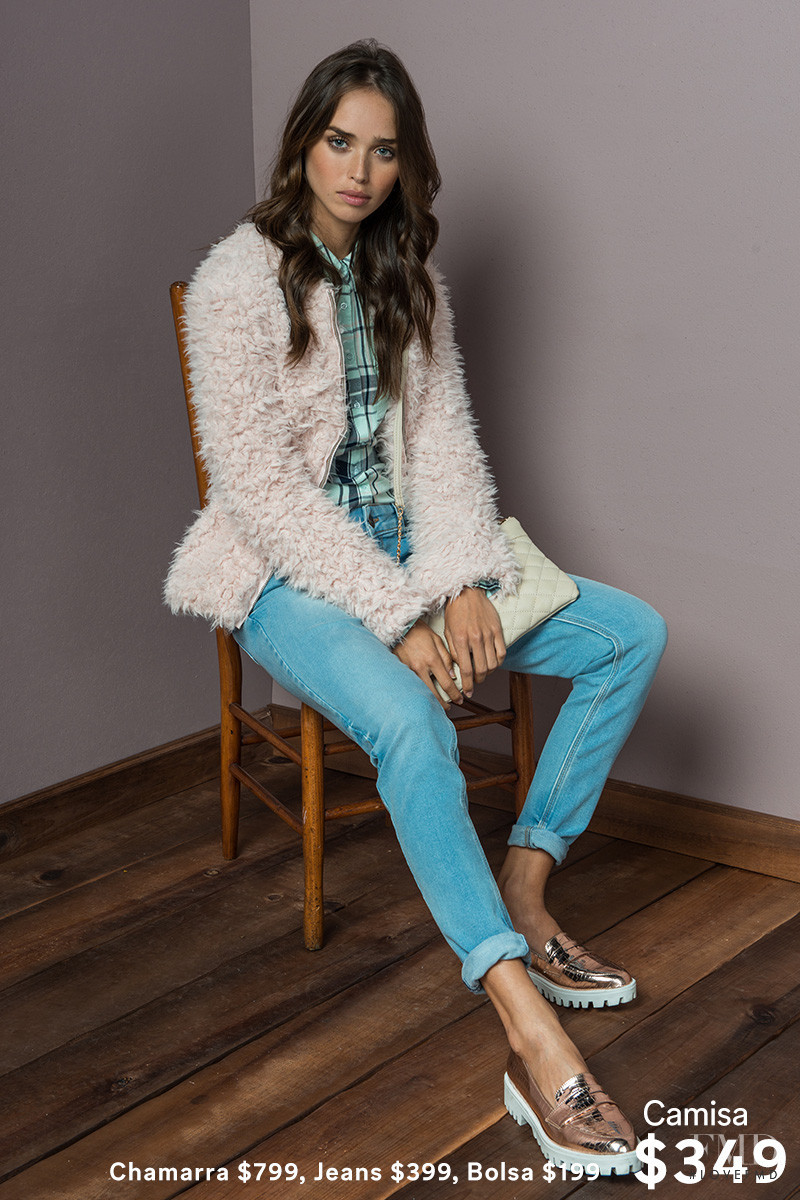 Carolina Sanchez featured in  the C&A lookbook for Autumn/Winter 2015