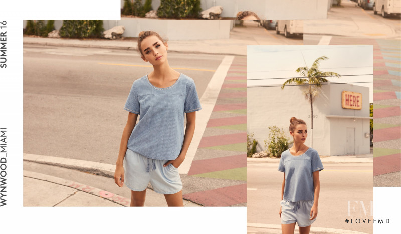 Carolina Sanchez featured in  the Lefties lookbook for Summer 2016