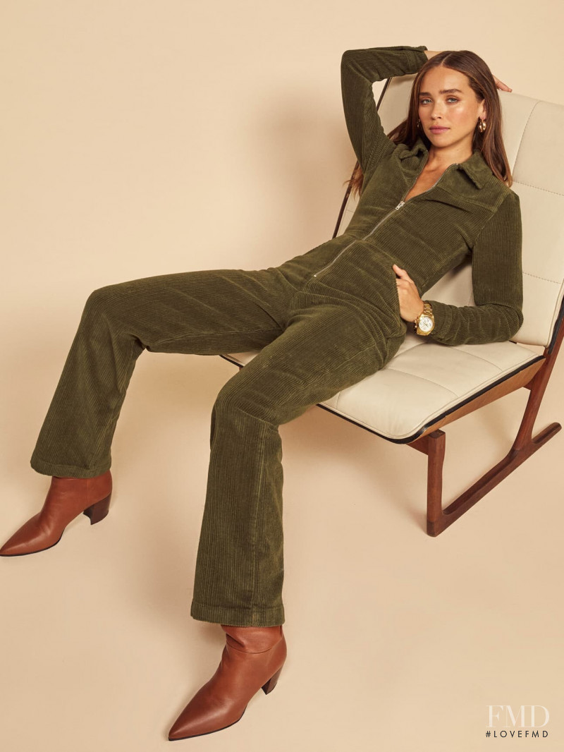 Carolina Sanchez featured in  the Reformation catalogue for Autumn/Winter 2019