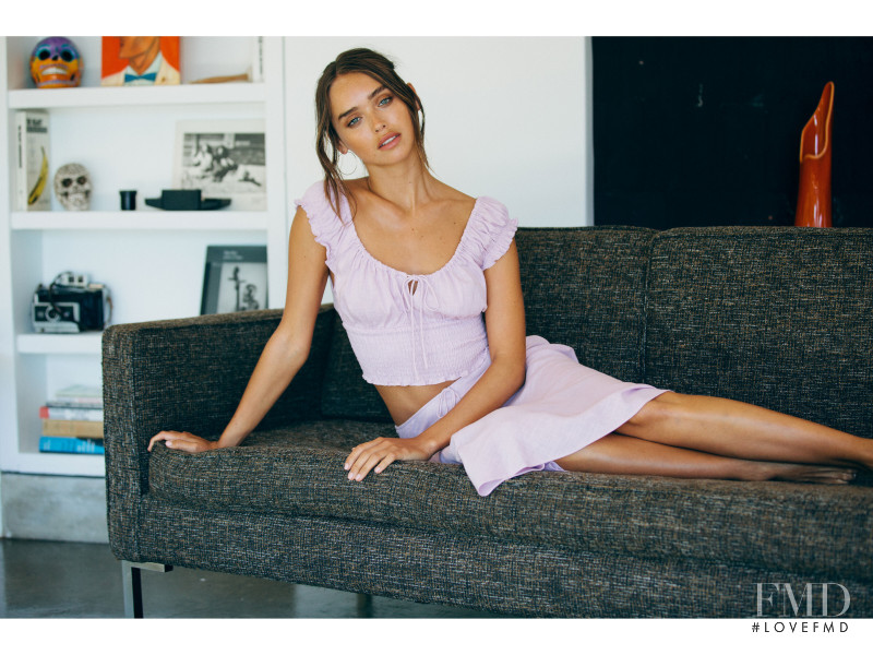 Carolina Sanchez featured in  the Cotton Candy LA lookbook for Spring/Summer 2019