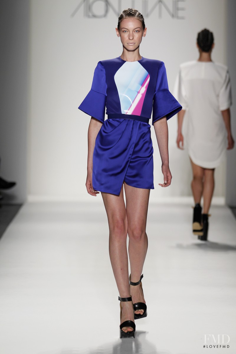 Iryna Lysogor featured in  the Alon Livnï¿½ fashion show for Spring/Summer 2014