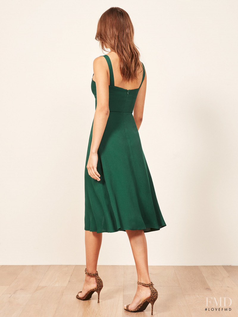 Carolina Sanchez featured in  the Reformation catalogue for Autumn/Winter 2018