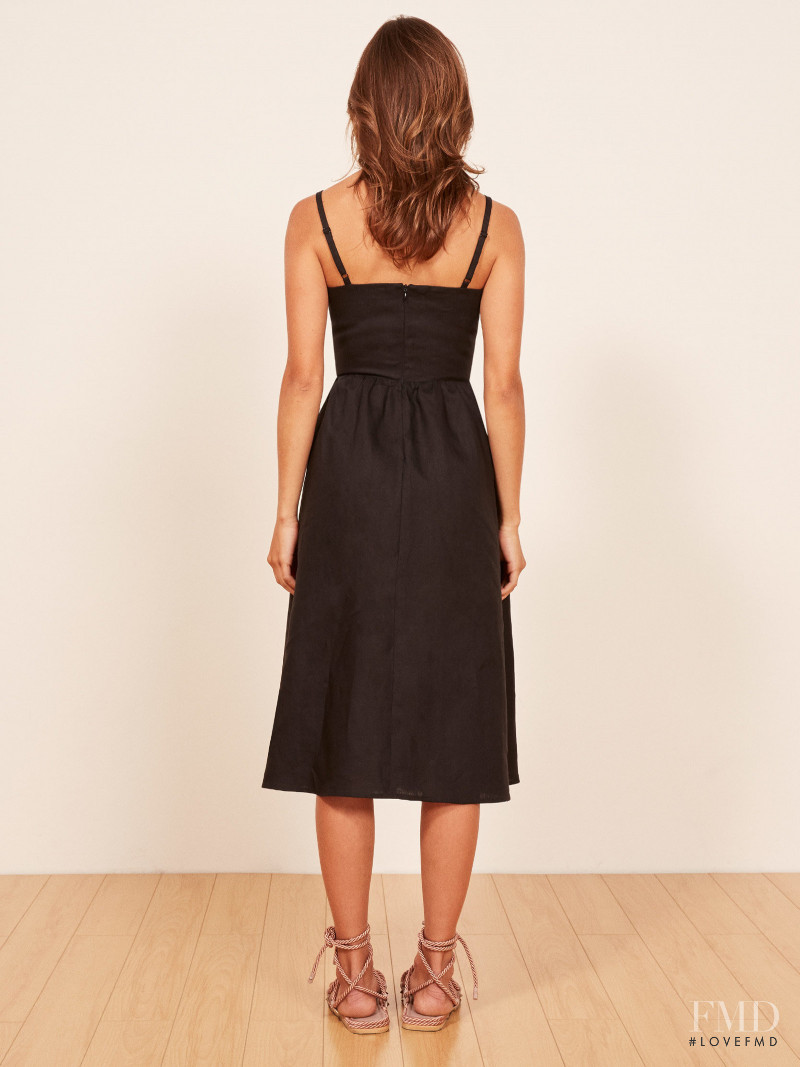 Carolina Sanchez featured in  the Reformation catalogue for Autumn/Winter 2018