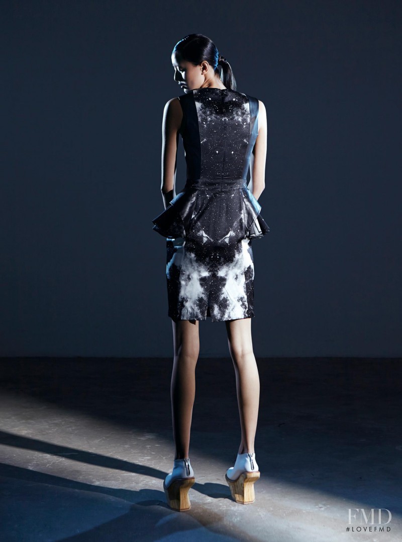 Wang Jing featured in  the Vega Zaishi Wang fashion show for Spring/Summer 2013