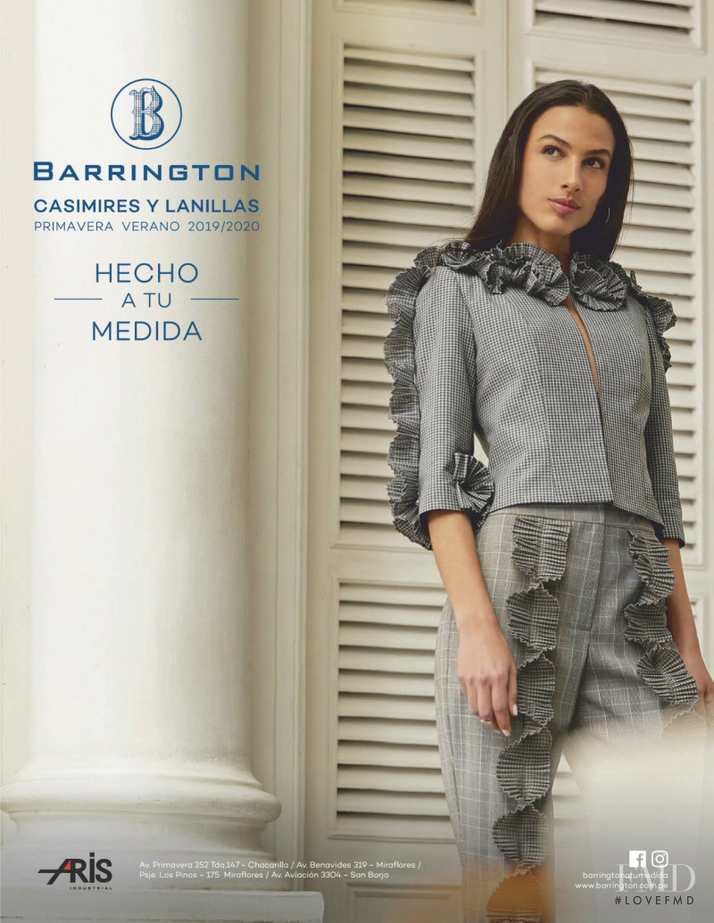 Barrington advertisement for Autumn/Winter 2019