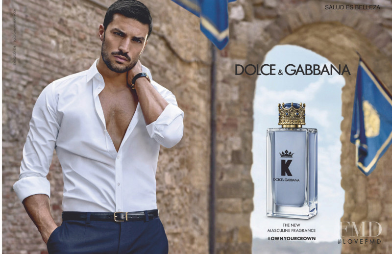 Mariano di Vaio featured in  the Dolce & Gabbana Fragrance The New Masculine Fragrance advertisement for Winter 2019