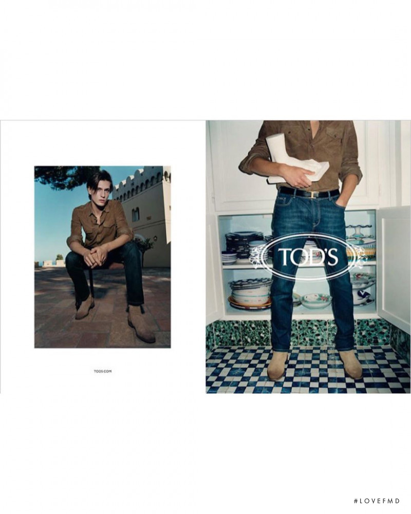 Tod\'s advertisement for Resort 2020