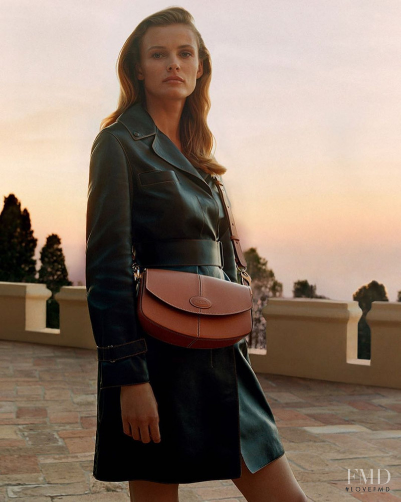 Edita Vilkeviciute featured in  the Tod\'s advertisement for Resort 2020