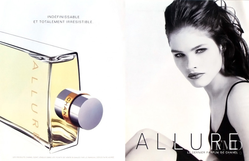 Lonneke Engel featured in  the Chanel Parfums Allure advertisement for Autumn/Winter 1997