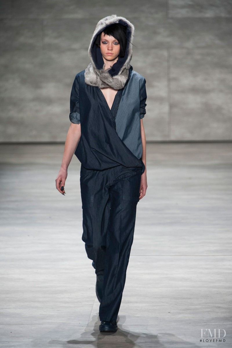 Charlotte Nolting featured in  the Nicholas K fashion show for Autumn/Winter 2014