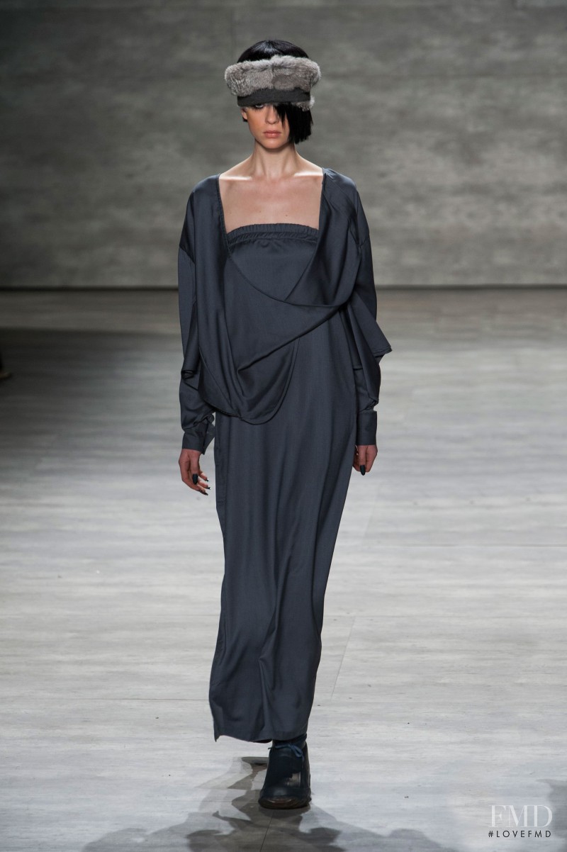 Alisha Judge featured in  the Nicholas K fashion show for Autumn/Winter 2014