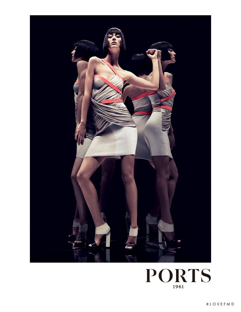 Alana Zimmer featured in  the Ports 1961 advertisement for Spring/Summer 2012