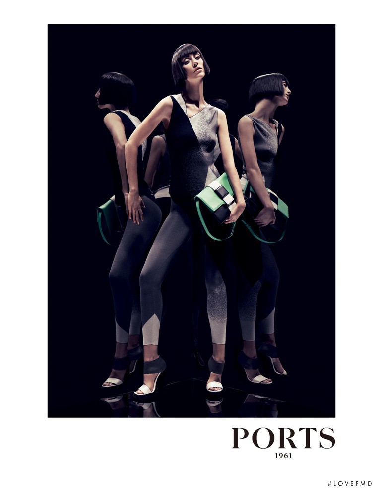 Alana Zimmer featured in  the Ports 1961 advertisement for Spring/Summer 2012