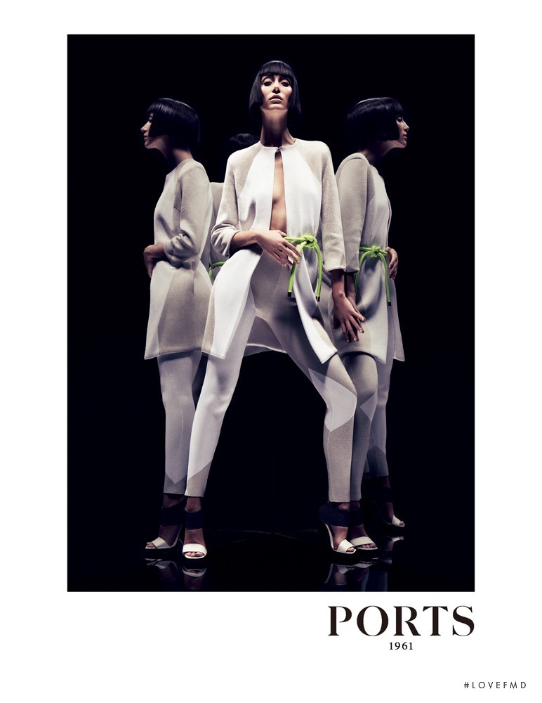 Alana Zimmer featured in  the Ports 1961 advertisement for Spring/Summer 2012