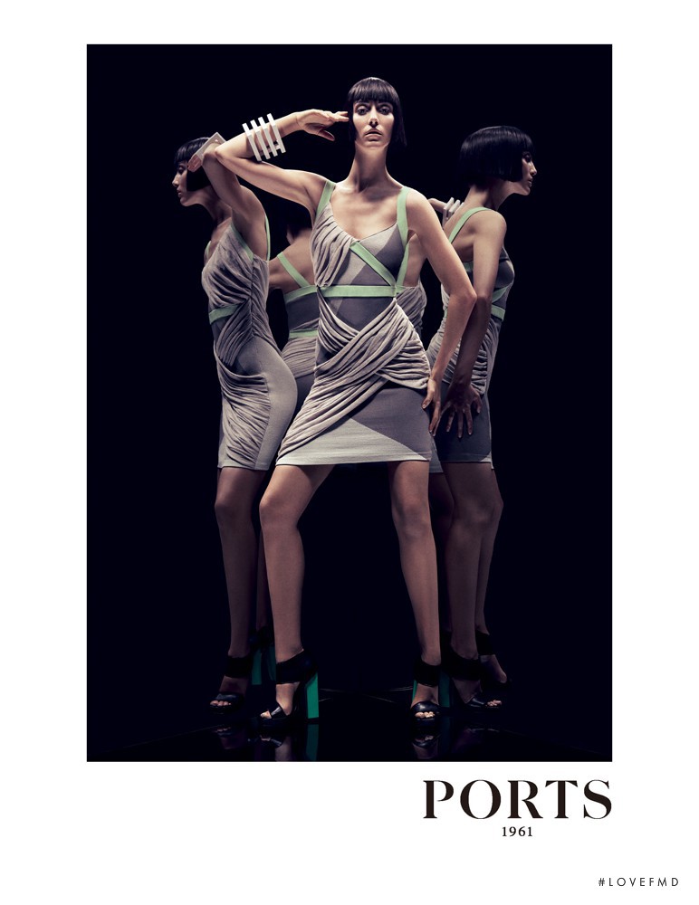 Alana Zimmer featured in  the Ports 1961 advertisement for Spring/Summer 2012