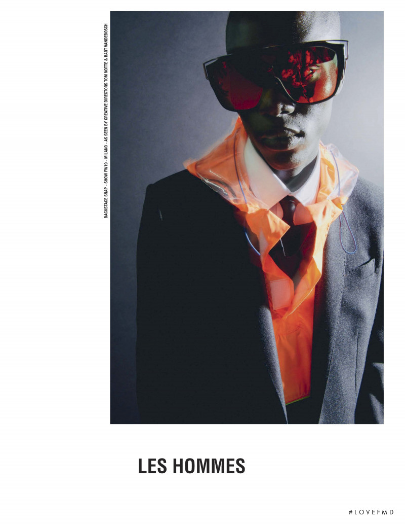 Les Hommes advertisement for Autumn/Winter 2019