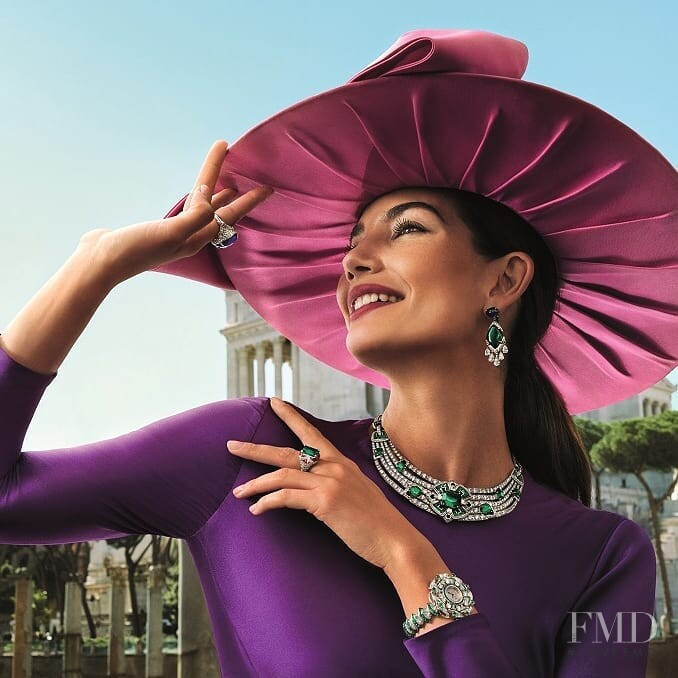 Lily Aldridge featured in  the Bulgari advertisement for Spring/Summer 2020