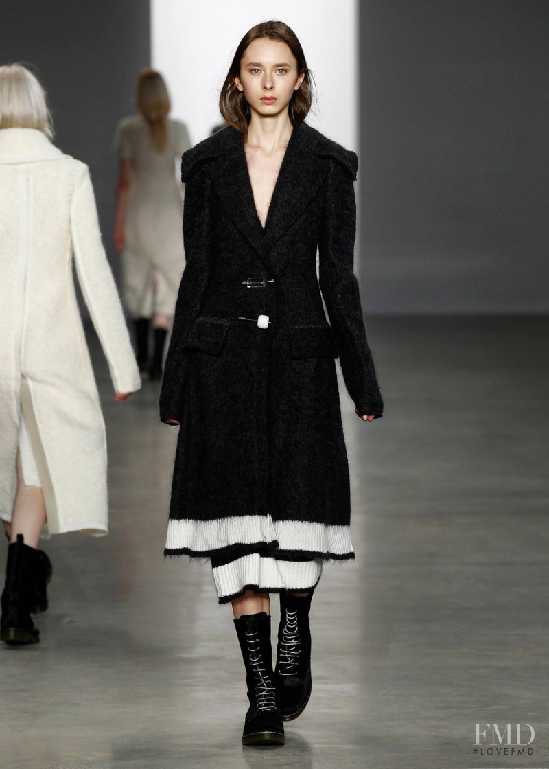 Melanie Culley featured in  the Calvin Klein 205W39NYC fashion show for Autumn/Winter 2014