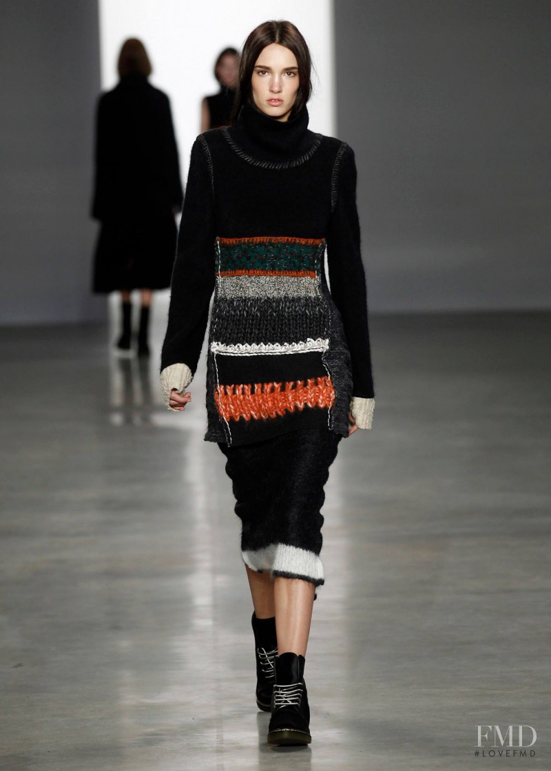 Tabitha Hall featured in  the Calvin Klein 205W39NYC fashion show for Autumn/Winter 2014