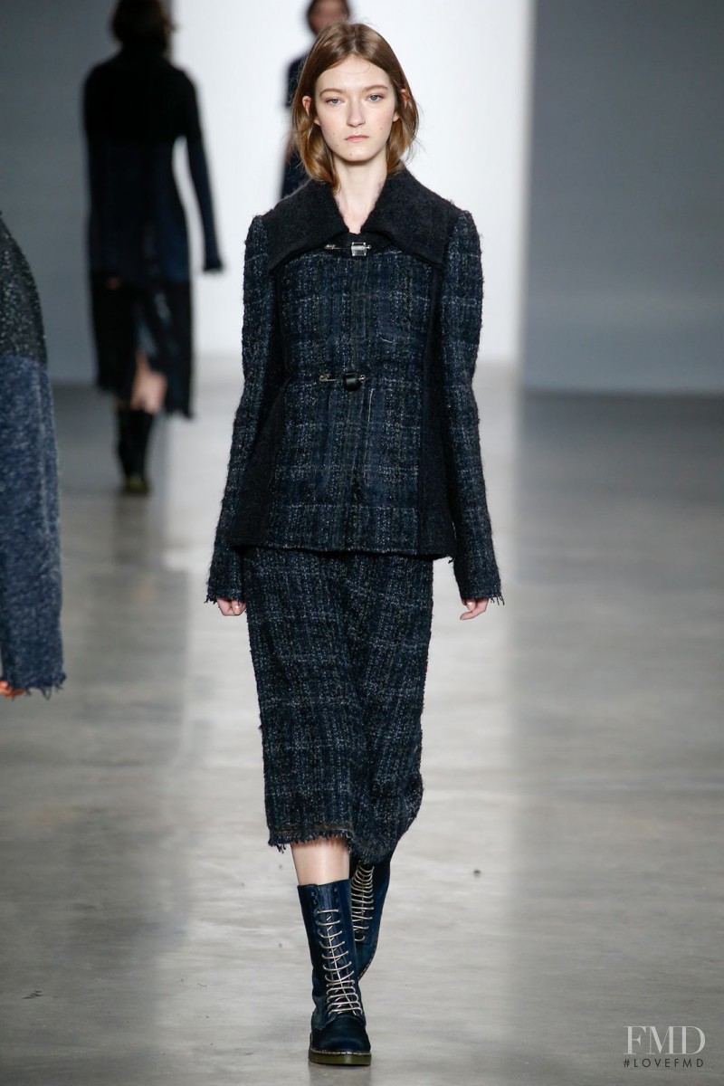 Kasia Jujeczka featured in  the Calvin Klein 205W39NYC fashion show for Autumn/Winter 2014