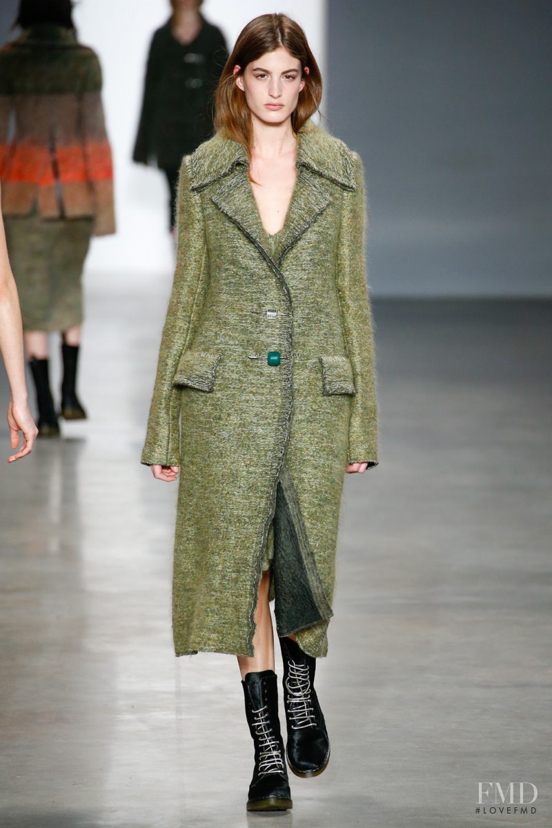 Elodia Prieto featured in  the Calvin Klein 205W39NYC fashion show for Autumn/Winter 2014