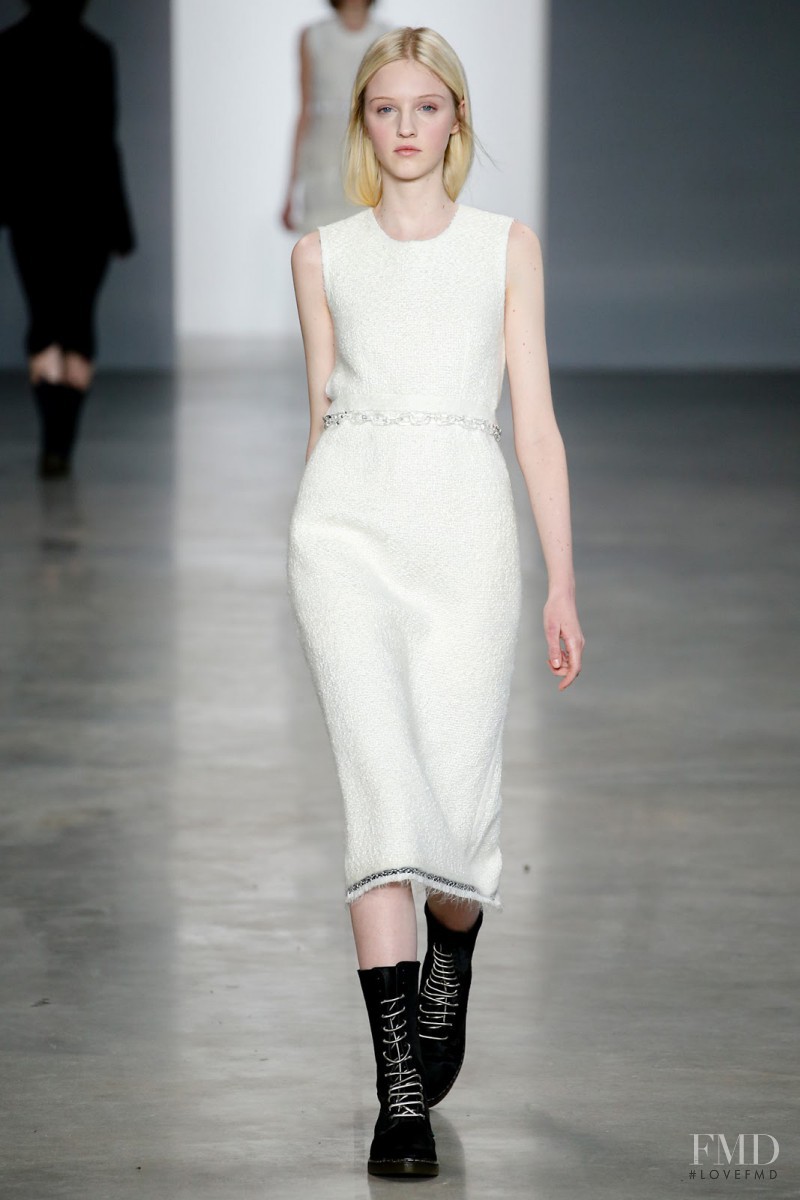Sabine Cozijnsen featured in  the Calvin Klein 205W39NYC fashion show for Autumn/Winter 2014