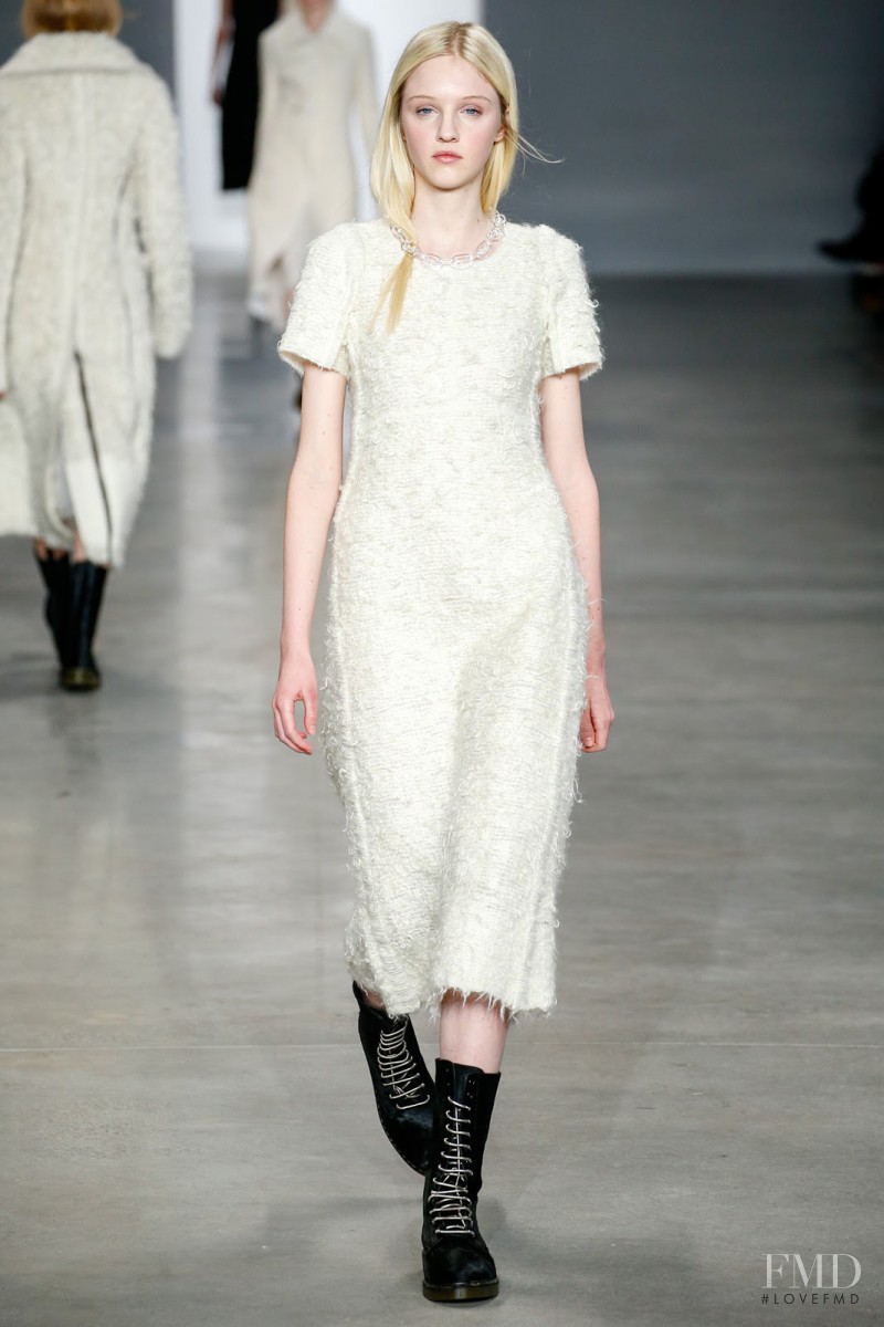Sabine Cozijnsen featured in  the Calvin Klein 205W39NYC fashion show for Autumn/Winter 2014