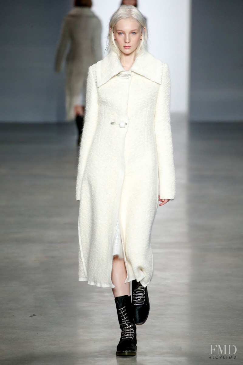 Nastya Sten featured in  the Calvin Klein 205W39NYC fashion show for Autumn/Winter 2014