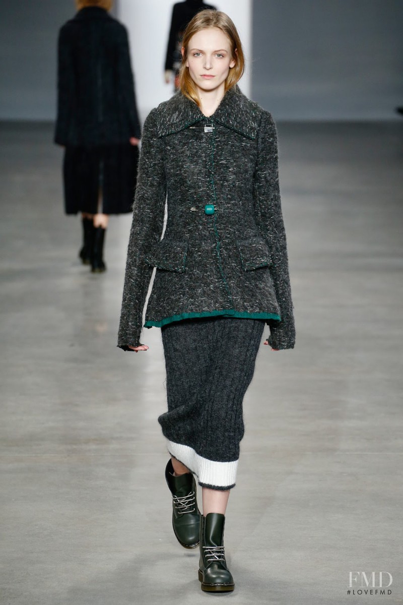 Jessica Bergs featured in  the Calvin Klein 205W39NYC fashion show for Autumn/Winter 2014