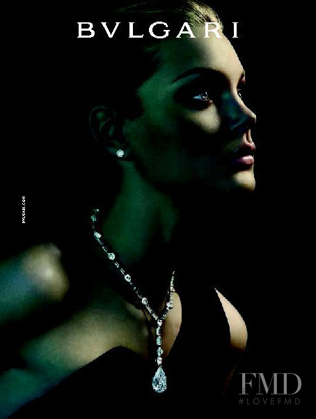 Jessica Stam featured in  the Bulgari advertisement for Autumn/Winter 2007