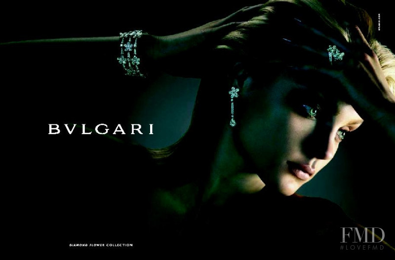 Jessica Stam featured in  the Bulgari advertisement for Autumn/Winter 2007