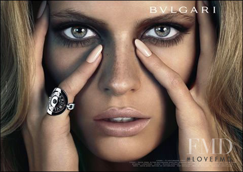 Julia Stegner featured in  the Bulgari advertisement for Autumn/Winter 2005