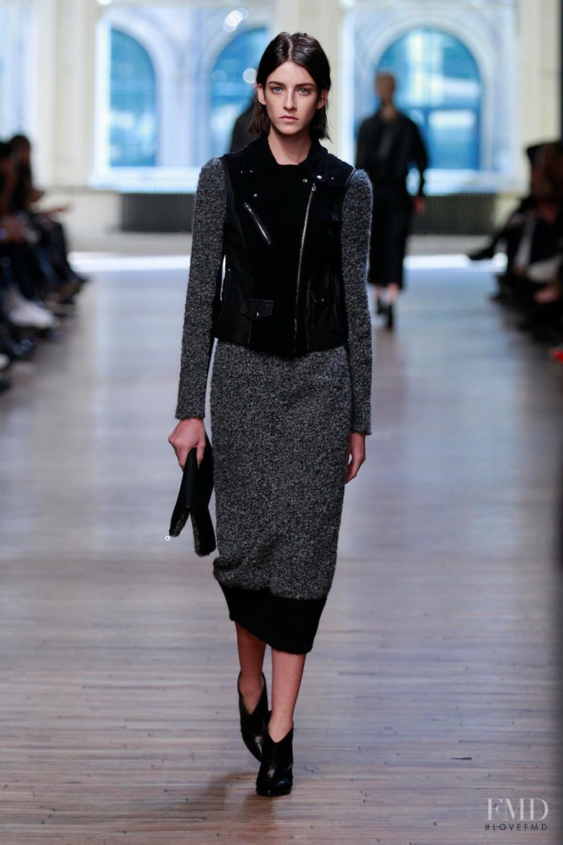 Cristina Herrmann featured in  the Yigal Azrouel fashion show for Autumn/Winter 2014