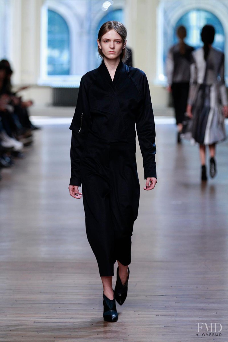 Jessica Bergs featured in  the Yigal Azrouel fashion show for Autumn/Winter 2014