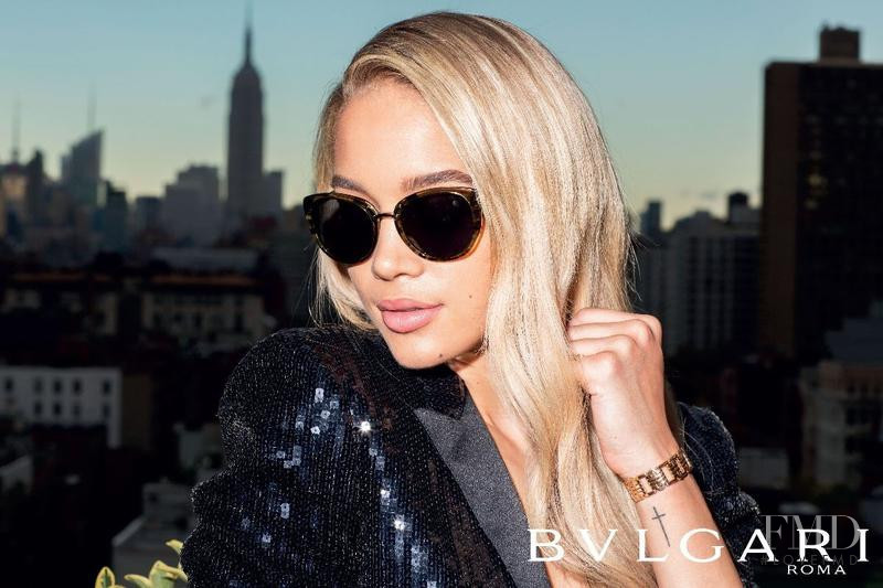 Jasmine Sanders featured in  the Bulgari advertisement for Spring/Summer 2017