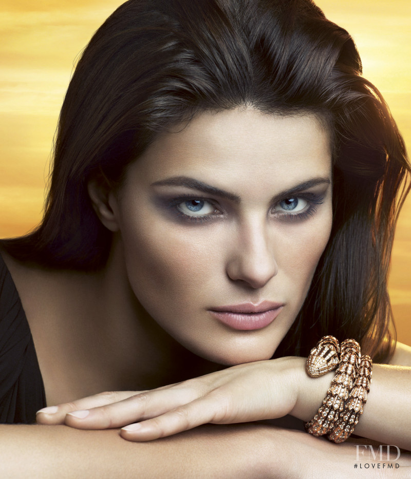 Isabeli Fontana featured in  the Bulgari Goldea Fragrance advertisement for Spring/Summer 2016