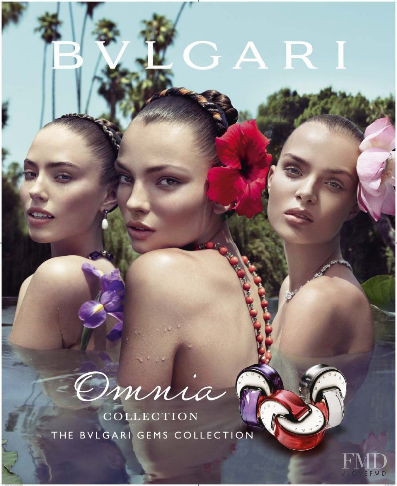 Carola Remer featured in  the Bulgari Bulgari Omnia Coral Fragrance advertisement for Spring/Summer 2012