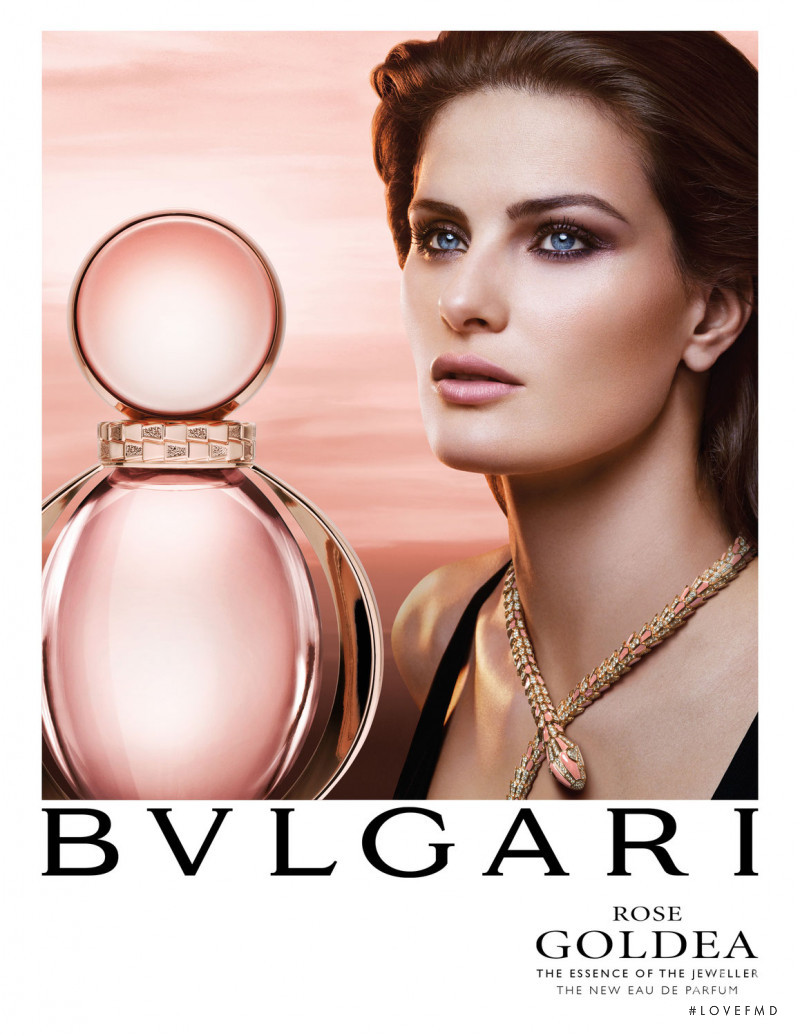Isabeli Fontana featured in  the Bulgari Rose Goldea Fragrance advertisement for Autumn/Winter 2016