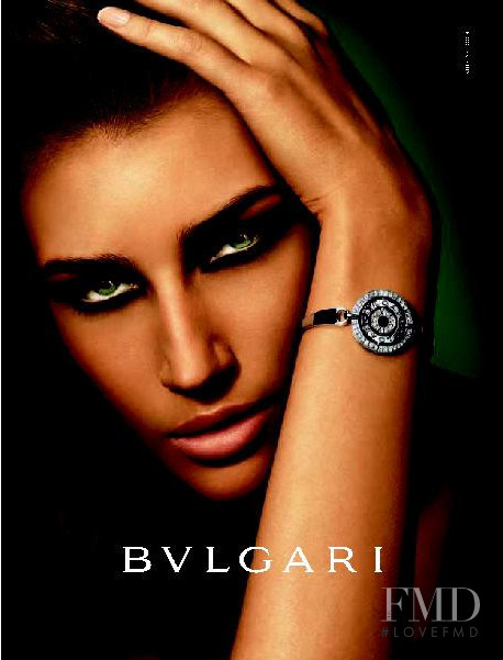 Eugenia Volodina featured in  the Bulgari advertisement for Autumn/Winter 2006