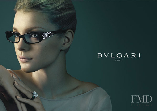 Jessica Stam featured in  the Bulgari advertisement for Autumn/Winter 2008