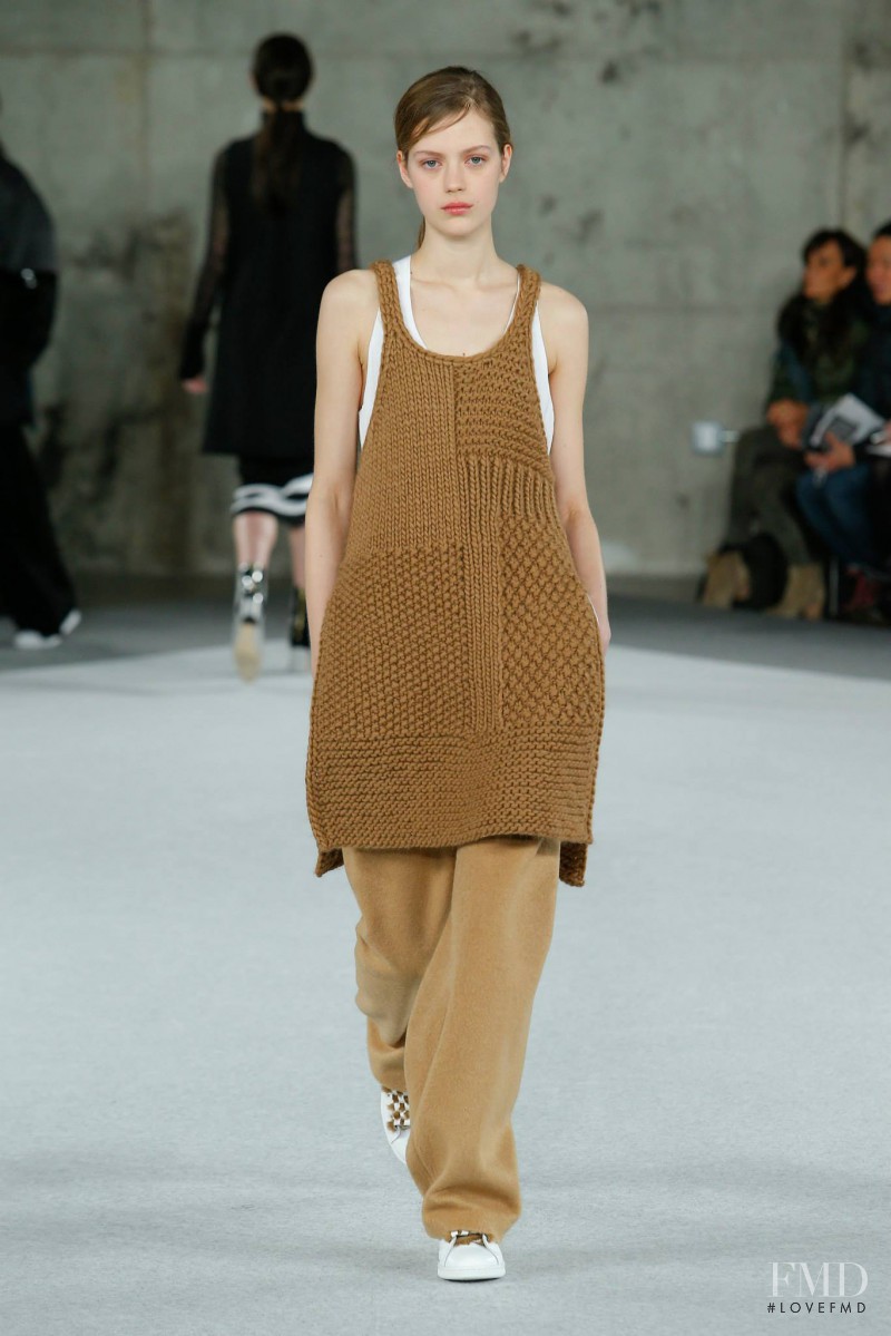 Esther Heesch featured in  the EDUN fashion show for Autumn/Winter 2014