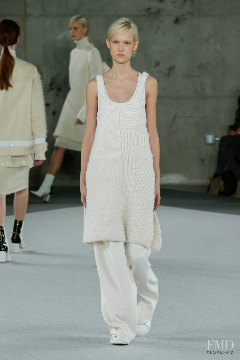 Harleth Kuusik featured in  the EDUN fashion show for Autumn/Winter 2014