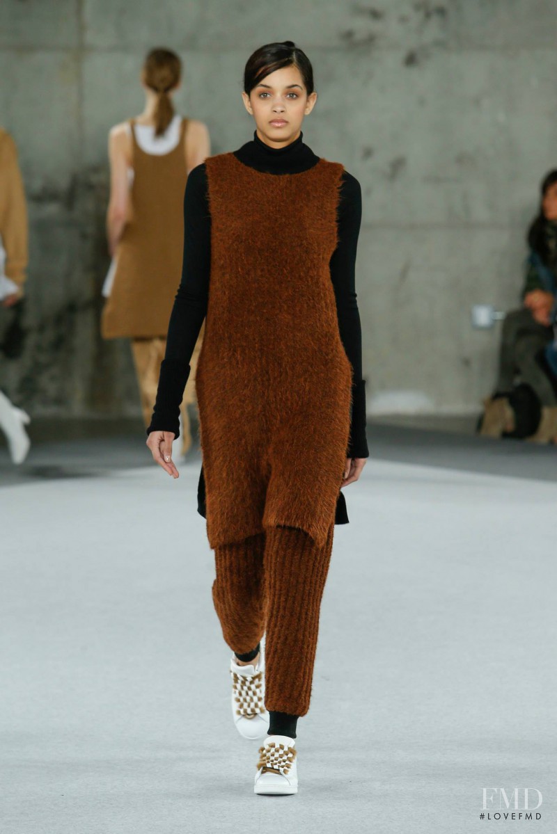 Ashley Turner featured in  the EDUN fashion show for Autumn/Winter 2014