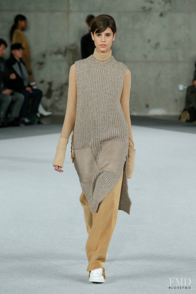 Antonina Petkovic featured in  the EDUN fashion show for Autumn/Winter 2014