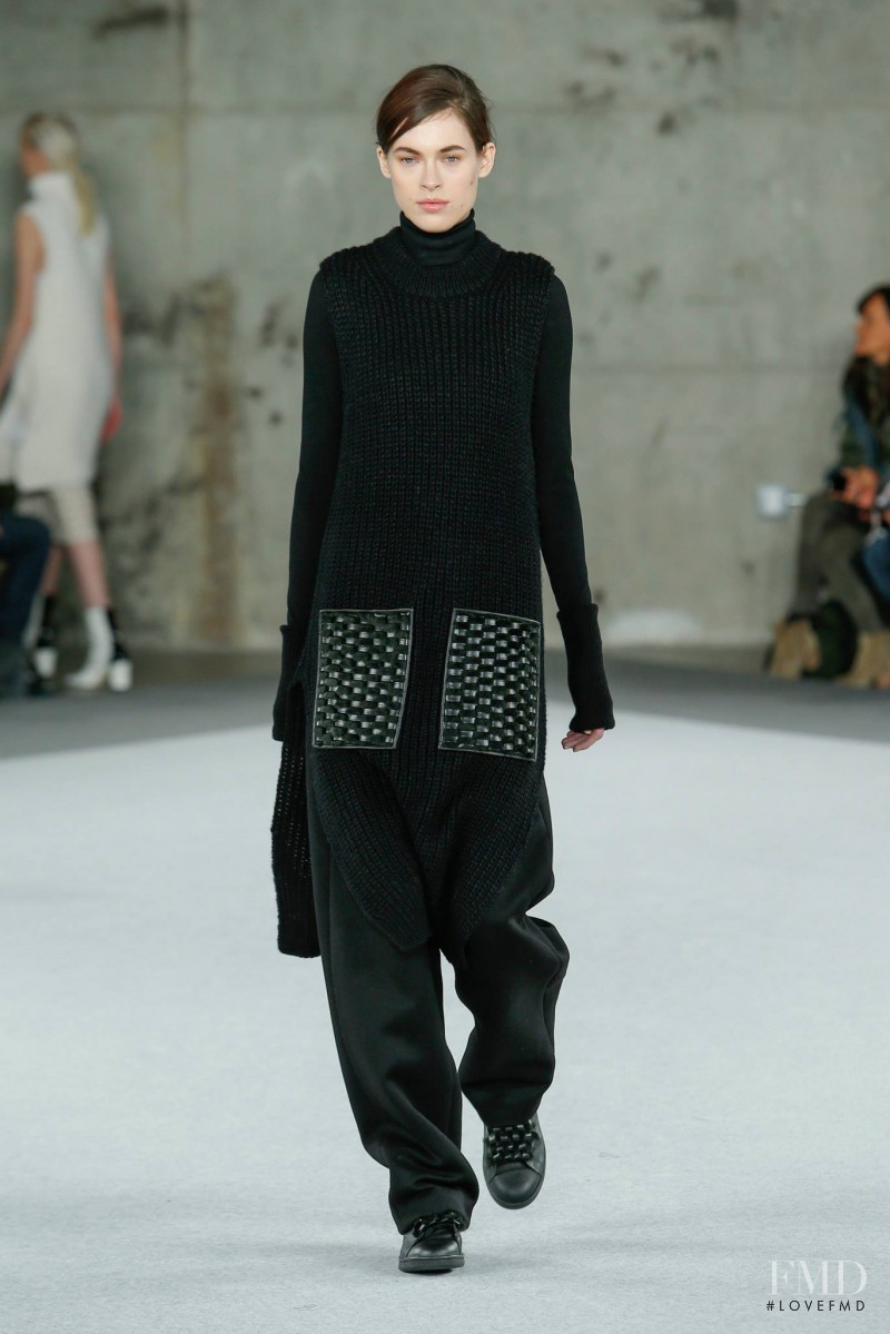 Kassandra Jensen featured in  the EDUN fashion show for Autumn/Winter 2014