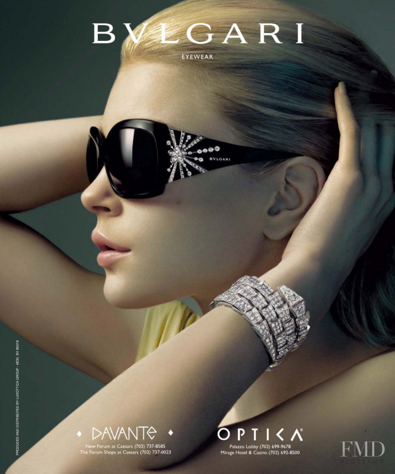 Jessica Stam featured in  the Bulgari advertisement for Spring/Summer 2008